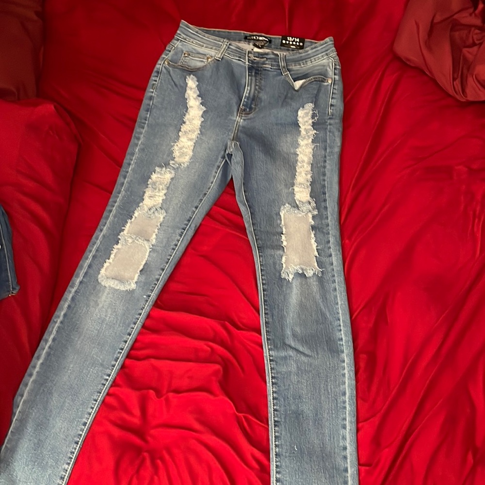 High Waisted Skinny Jeans (Fashion Nova)
